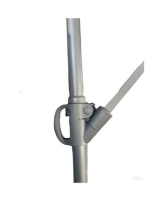 10ft Offset Patio Umbrella - Gray