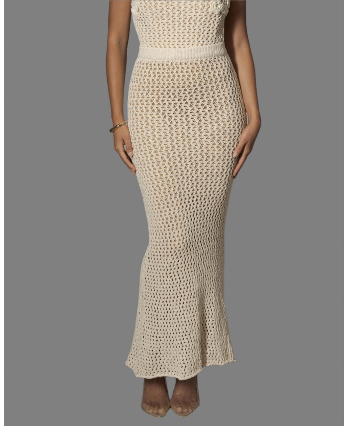 Women's Sea Depths Maxi Skirt - Ivory