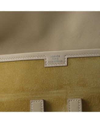 Pre-Owned Hermes 29 Jige Elan Clutch Doblis Suede
