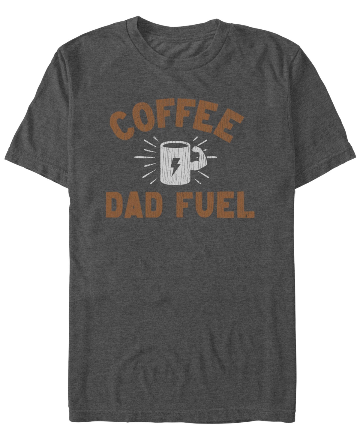 Men's Coffee Dad Short Sleeve T-Shirt - Charcoal heather