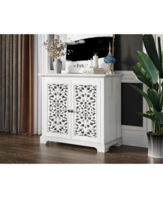 Antique Carved Sideboard Cabinet