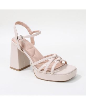 Anita Knotted Strappy Platform Heel Sandals