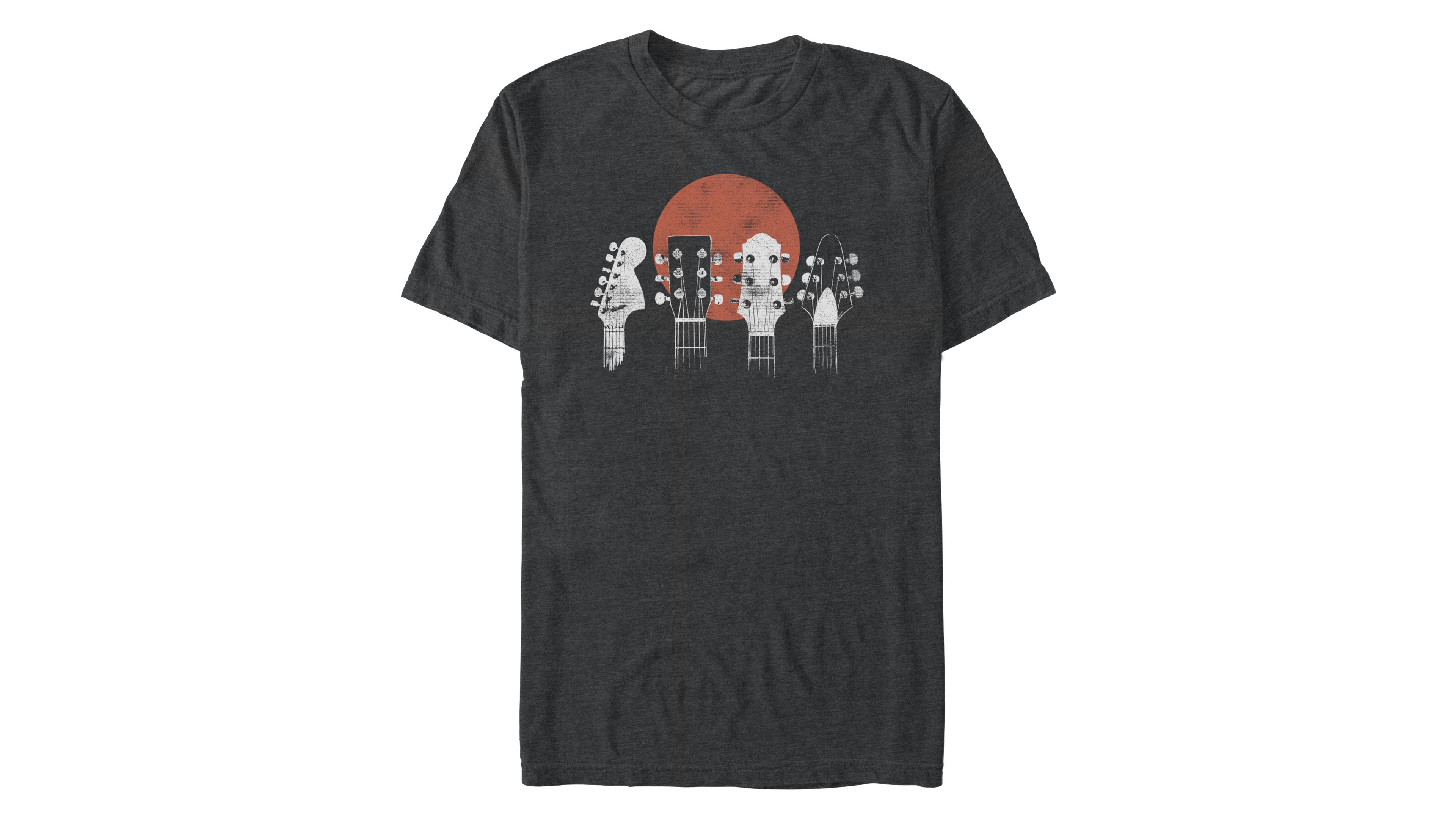 Fifth Sun Men's Guitar Heads Short Sleeve T-Shirt