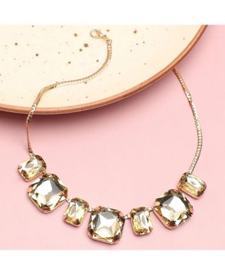 Gold-Plated Stone Jewellery Set