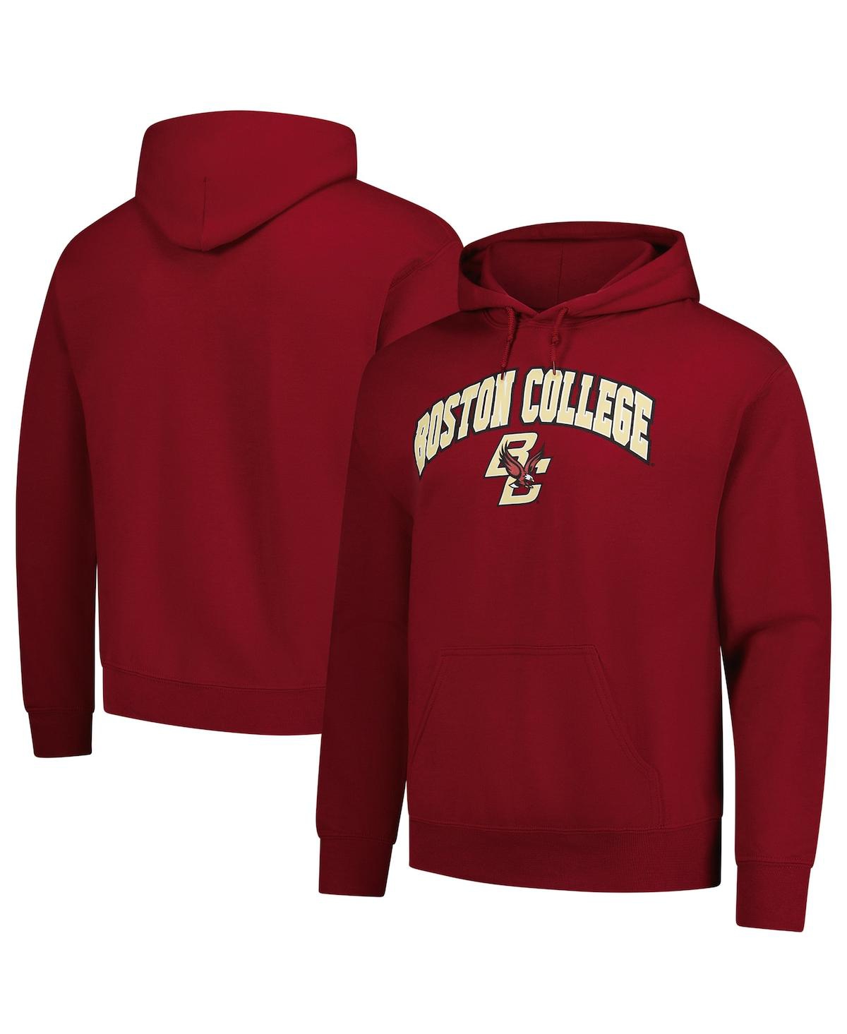 Men's Maroon Boston College Eagles Fleece Pullover Hoodie - Maroon