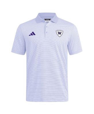 Мужская фиолетовая рубашка поло Washington Huskies Ultimate 365 от Adidas