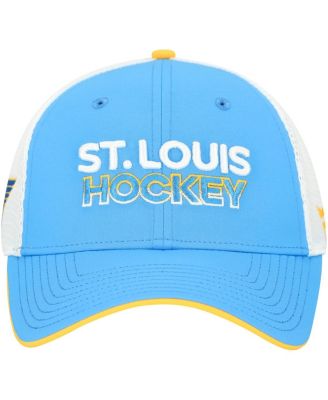 Мужская светло-голубая шляпа Fanatics St. Louis Blues с регулируемой сетчатой спинкой