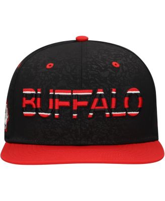 Мужская черно-красная бейсболка Fanatics с альтернативным логотипом Buffalo Sabres Snapback