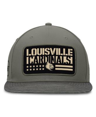 Мужская зеленая кепка-снэпбэк от Rebel от Louisville Cardinals от Top of the World.