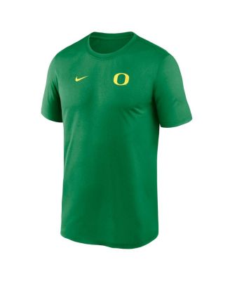 Мужская футболка Nike Green Oregon Ducks 2025 с небольшим логотипом Legend Performance на боковой линии.