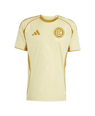 Мужская коричневая майка Adidas Chicago Fire 2025 One Planet для предматчевой подготовки