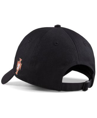 Мужская и женская черная шапка болельщика сборной Португалии от Puma с регулируемой головкой