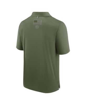 Men's Olive Notre Dame Fighting Irish OHT Defender Polo Shirt