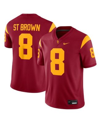 Nike - Men's Amon-Ra St. Brown Cardinal USC Trojans Player Game Jersey