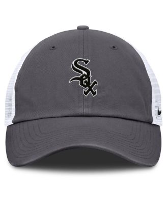 Мужская серая кепка дальнобойщика Nike Chicago White Sox с регулируемой посадкой