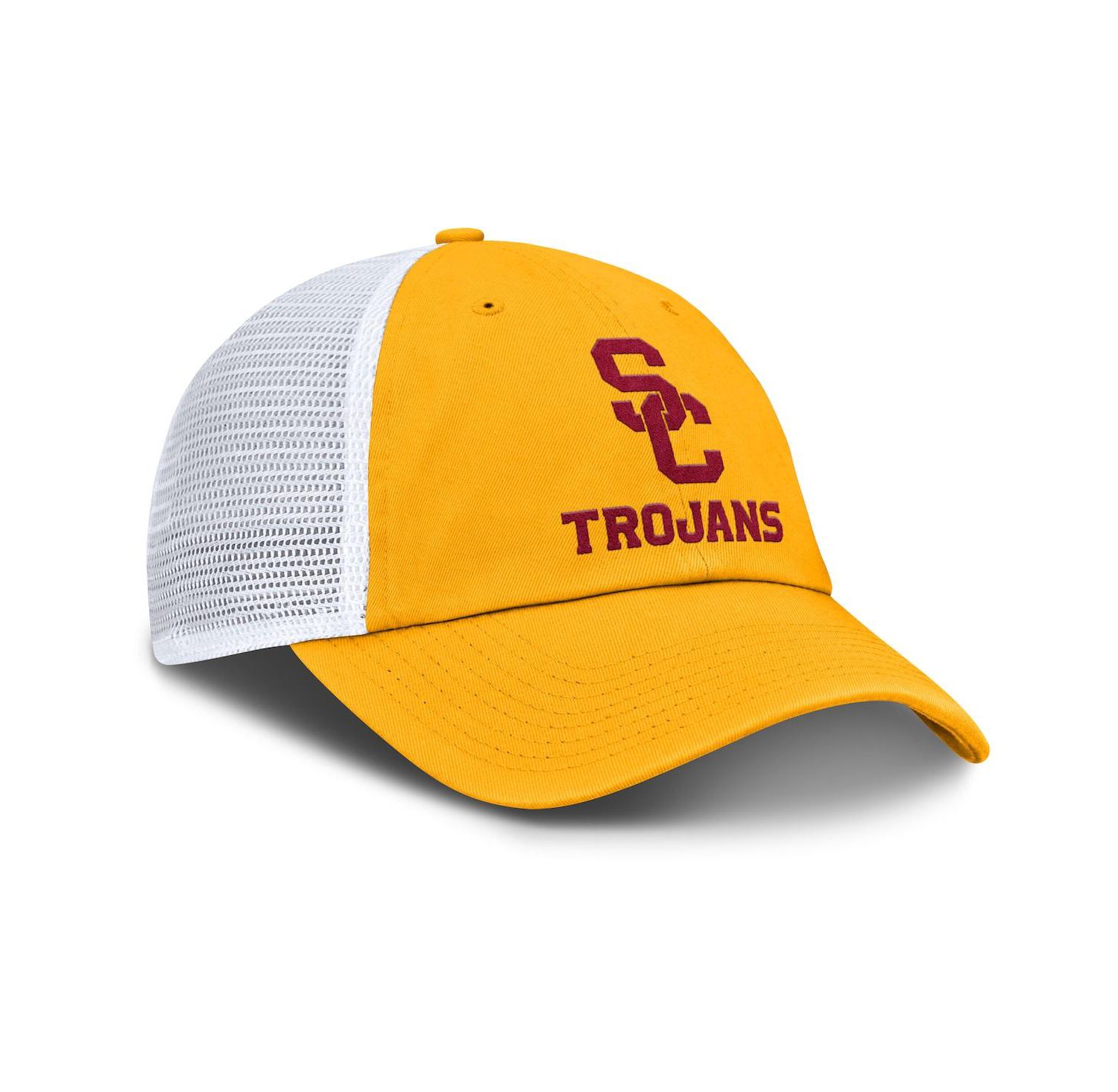 Men's Gold USC Trojans Club Trucker Adjustable Hat