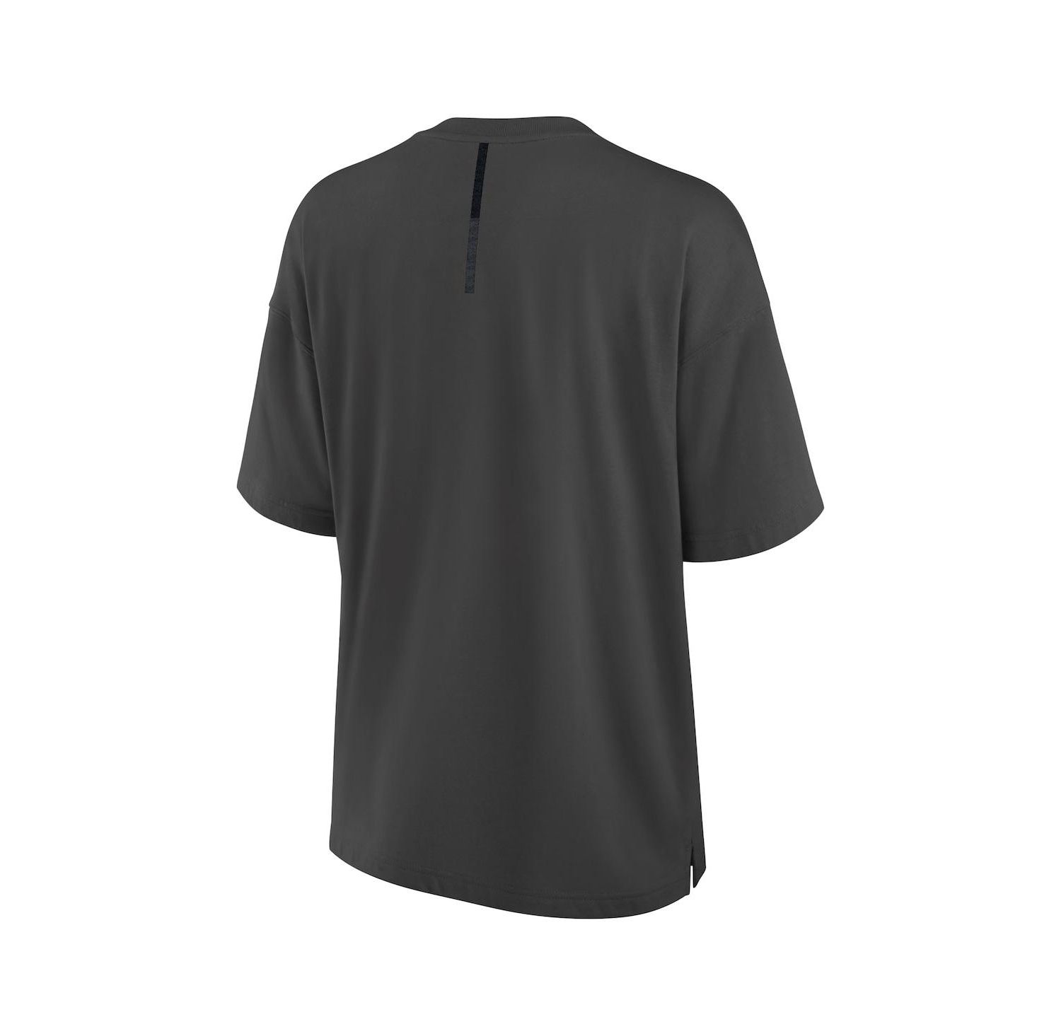 Women's Charcoal Vegas Golden Knights Oversized Elements Raw Edge Future Ground T-Shirt