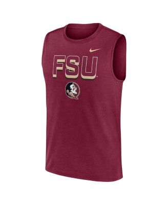 Мужская майка Nike Garnet Florida State Seminoles Prime Time Tricode Legend Performance без рукавов