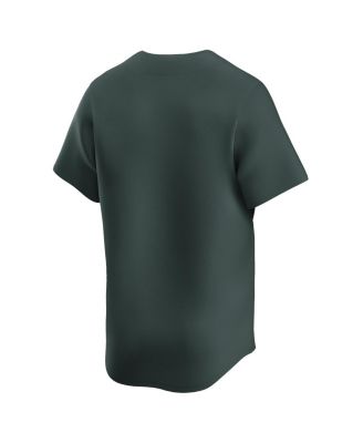 Men's Green Michigan State Spartans College Limited Baseball Jersey