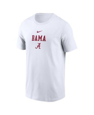 Мужская белая футболка Nike Alabama Crimson Tide с 2-мя слоями-Хит продаж от Nike