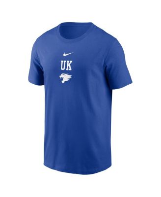 Мужская футболка Nike Royal Kentucky Wildcats с 2-мя складками-Хит продаж