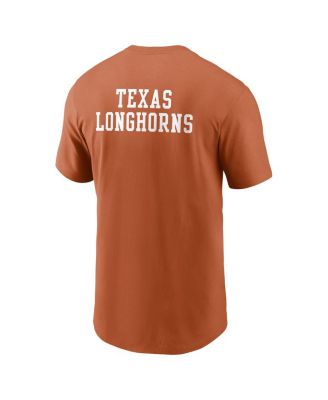 Men's Texas Orange Texas Longhorns 2-Hit Stacked T-Shirt