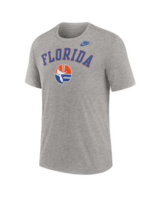 Men's Heather Gray Florida Gators Legacy Arch Tri-Blend T-Shirt