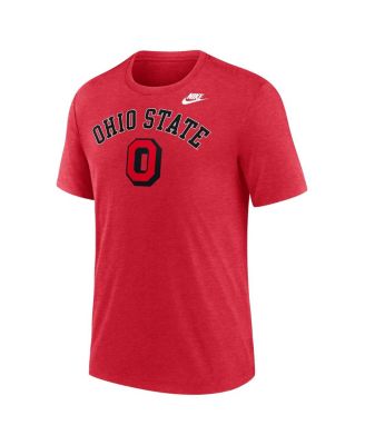 Мужская футболка Nike Heather Scarlet Ohio State Buckeyes Legacy Arch Tri-Blend от Nike