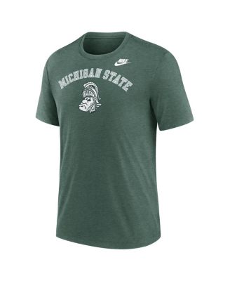 Мужская футболка Nike Heather Green Michigan State Spartans Legacy Arch Tri-Blend от Nike