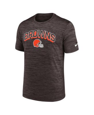 Мужская коричневая футболка Nike Cleveland Browns Velocity Performance от Nike