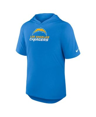 Мужская синяя футболка с капюшоном Nike Los Angeles Chargers Lockup Tri-Blend Hoodie от Nike