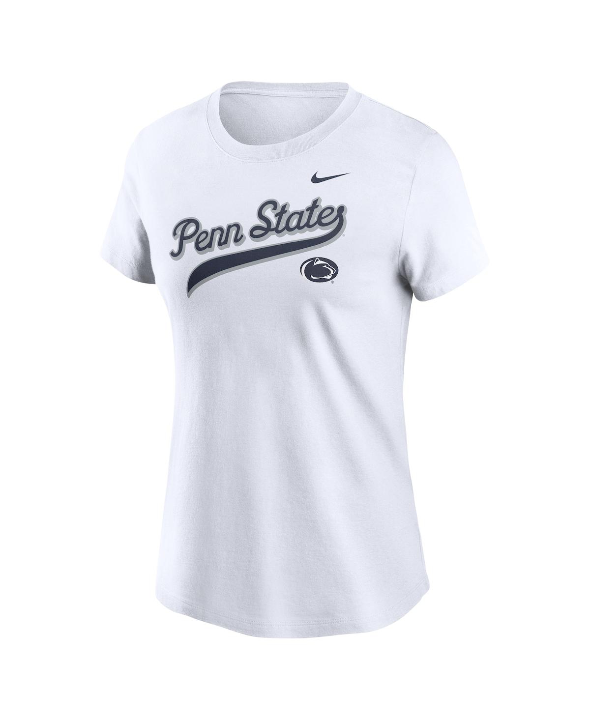 Nike White Penn State Nittany Lions Local Script T-shirt In White