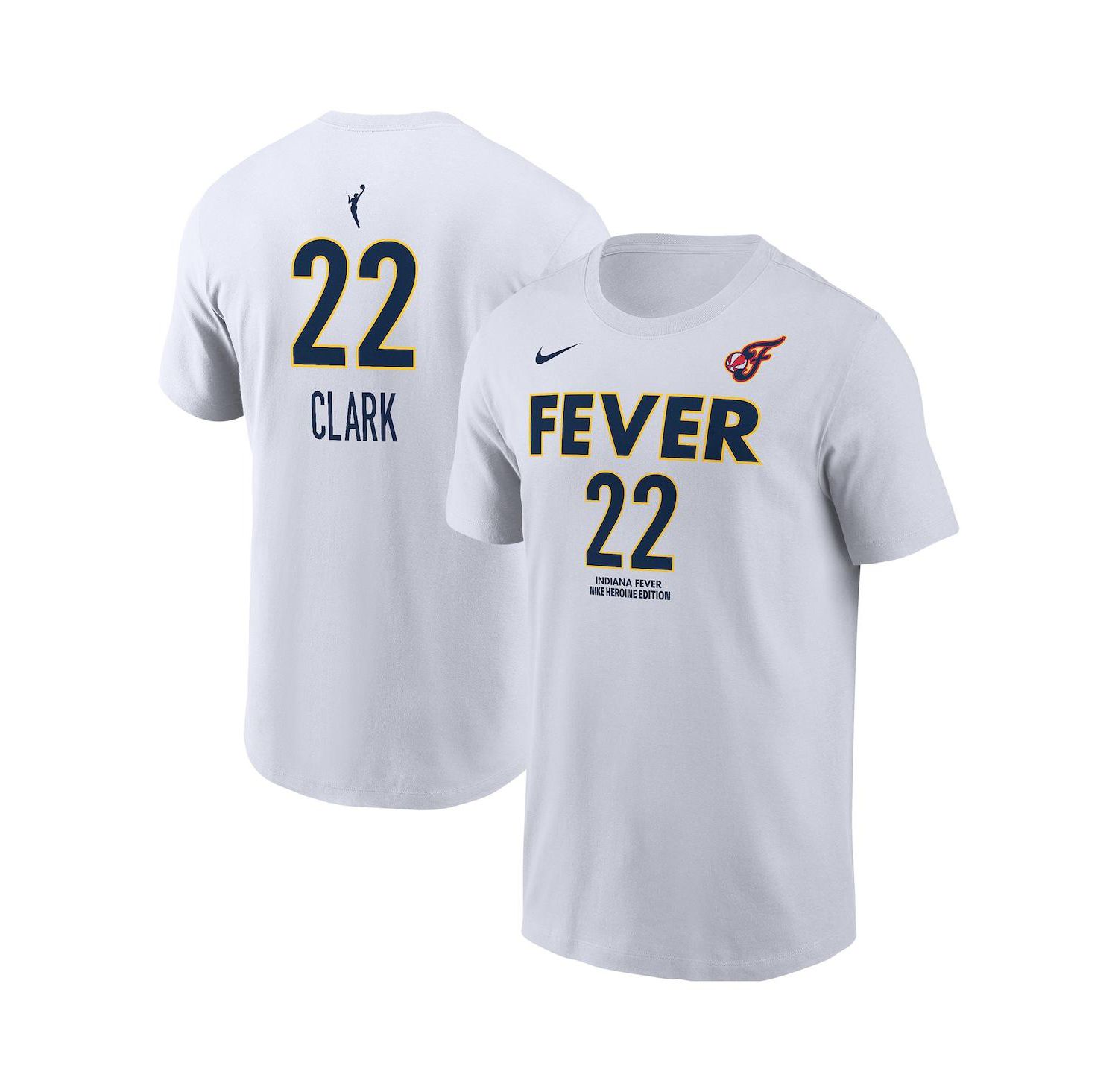 Men's Caitlin Clark White Indiana Fever Heroine Edition Name & Number T-Shirt