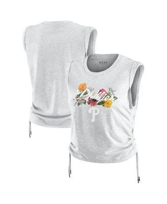 WEAR by Erin Andrews - Women's&nbsp;Heather Gray Boston Red Sox Cinched Tank Top