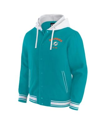 Мужская толстовка Aqua Miami Dolphins с капюшоном на молнии из коллекции Darius Rucker от Fanatics