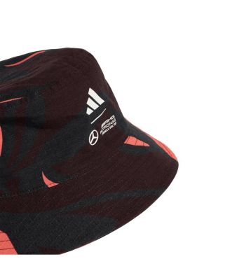 Мужская и женская красная кепка-панама Mercedes-AMG Petronas F1 Team 2025 Гран-при Майами от Adidas.