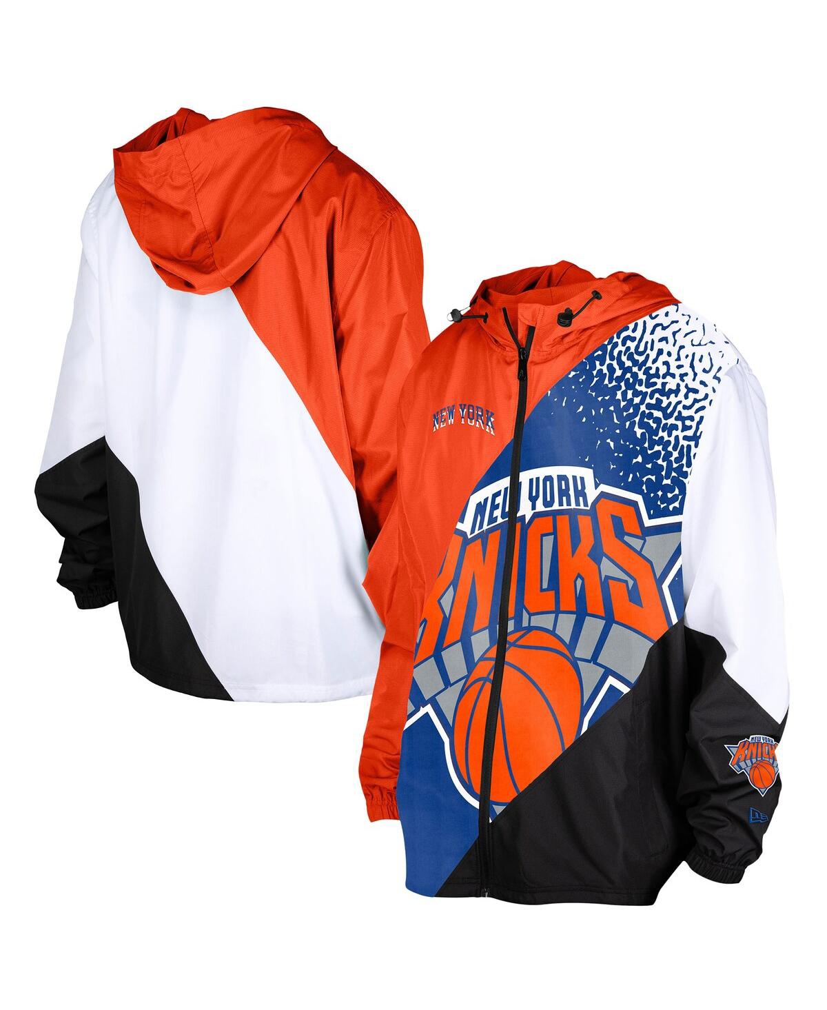 Men's Orange New York Knicks 2024/25 City Edition Full-Zip Windbreaker Jacket - Orange