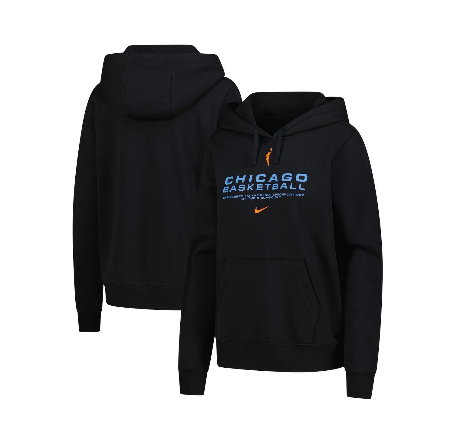 Women's Black Chicago Sky Club City Pullover Hoodie