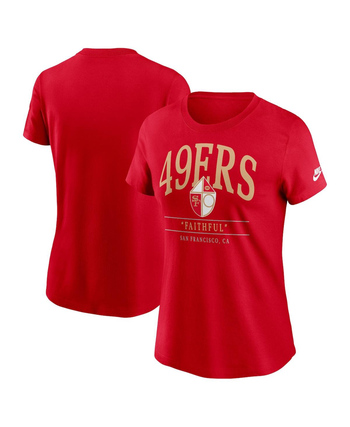 Nike Women's Scarlet San Francisco 49ers Hometown Local Pack T-shirt