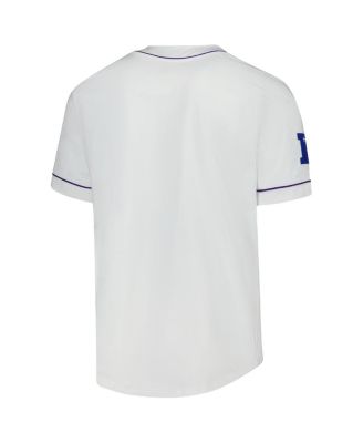 Men's White Minnesota Vikings Relay Full-Button Baseball Jersey
