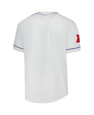 Men's White Indianapolis Colts Relay Vintage Full-Button Baseball Jersey