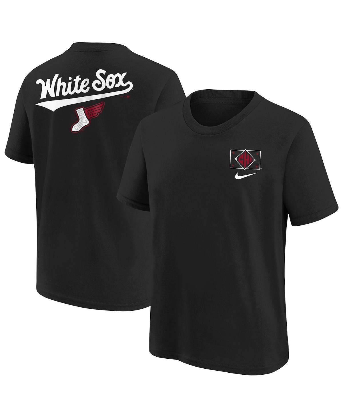 Nike Big Boys And Girls Black Chicago White Sox 2025 City Connect T-shirt
