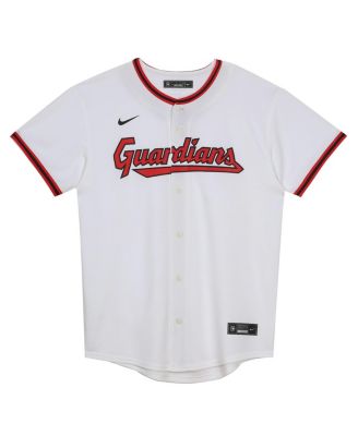 Toddler White Cleveland Guardians Home Blank Replica Jersey