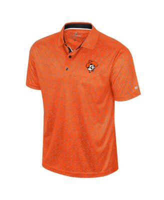 Оранжевый Колизей мужской штата Оклахома ковбои сублимированный Гольф рубашки поло 