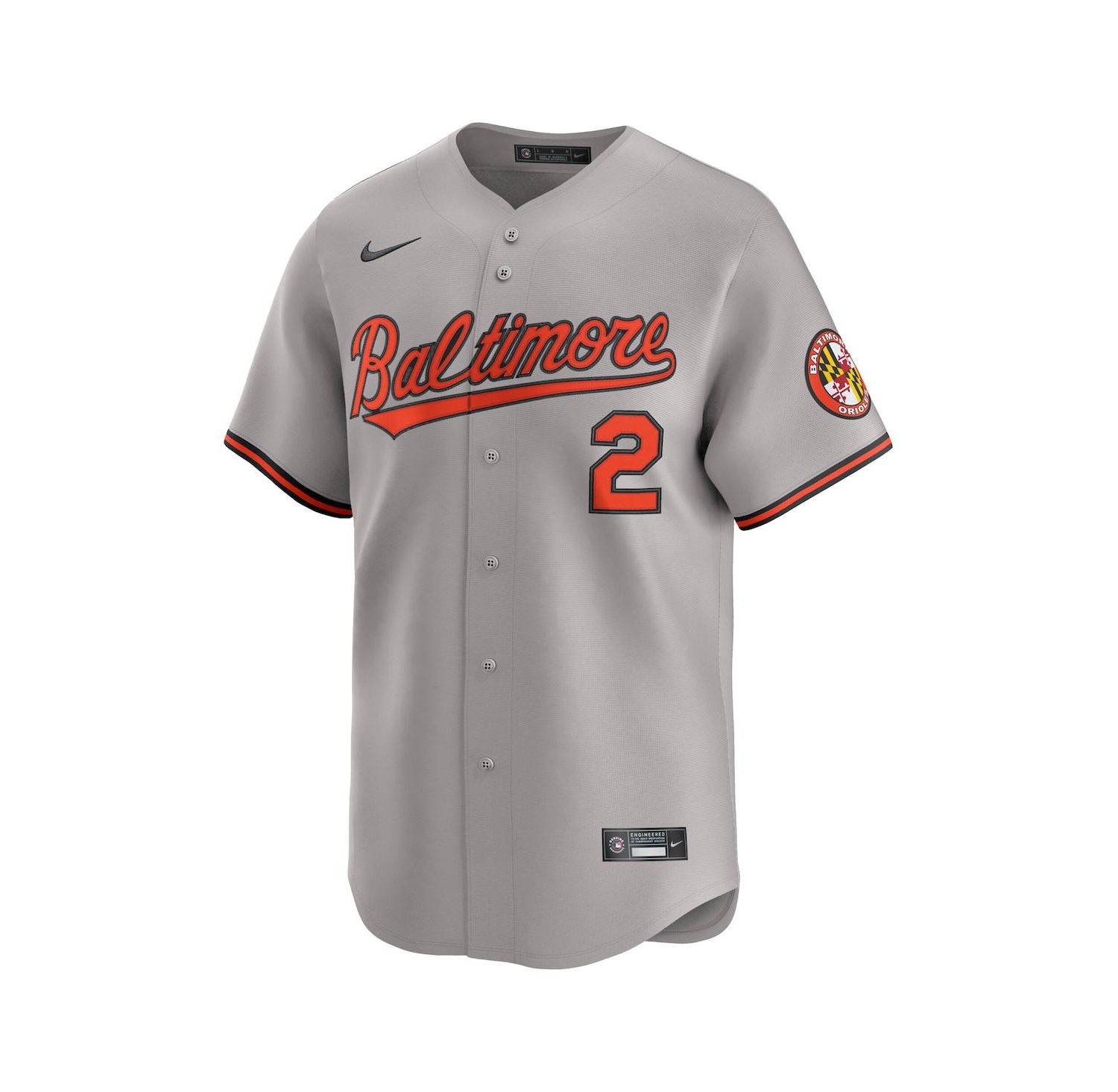 Men's Gunnar Henderson Gray Baltimore Orioles Road Limited Player Jersey