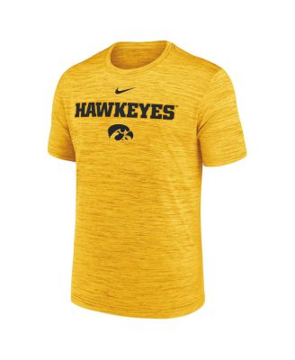 Мужская золотая футболка Nike Iowa Hawkeyes 2025 Sideline Velocity Performance от Nike