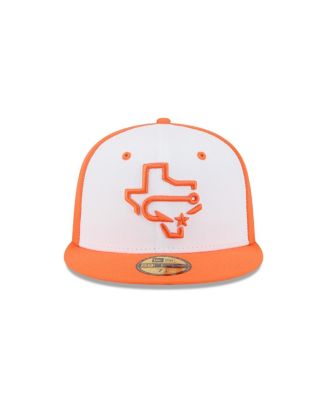 Мужская белая шляпа New Era с крючками Corpus Christi Hooks Theme Nights 59, приталенная по фигуре.