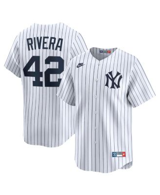 Nike - Men's Mariano Rivera White New York Yankees Throwback Cooperstown Collection Limited Jersey