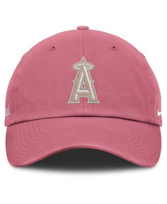 Мужская и женская розовая кепка Nike Los Angeles Angels Club с регулируемой посадкой