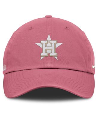Мужская и женская розовая кепка Nike Houston Astros Club с регулируемой посадкой